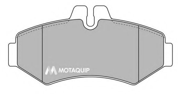 Комплект тормозных колодок, дисковый тормоз MOTAQUIP LVXL521
