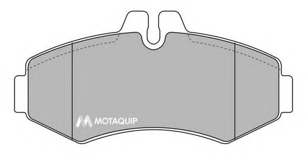 Комплект тормозных колодок, дисковый тормоз MOTAQUIP LVXL553