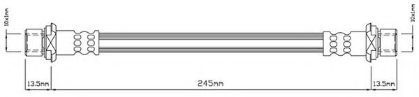 Тормозной шланг MOTAQUIP VBJ272