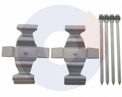 Комплектующие, колодки дискового тормоза CARRAB BRAKE PARTS 2518