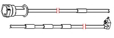 Сигнализатор, износ тормозных колодок CARRAB BRAKE PARTS 8123