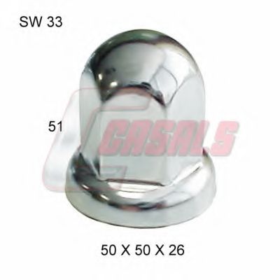 Болт крепления колеса CASALS 21502