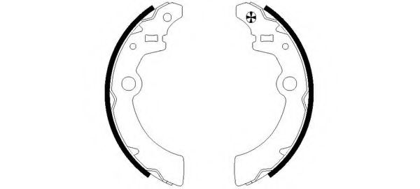 Комплект тормозных колодок HELLA PAGID 8DB 355 002-501