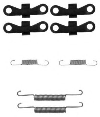 Комплектующие, стояночная тормозная система HELLA PAGID 8DZ 355 201-941