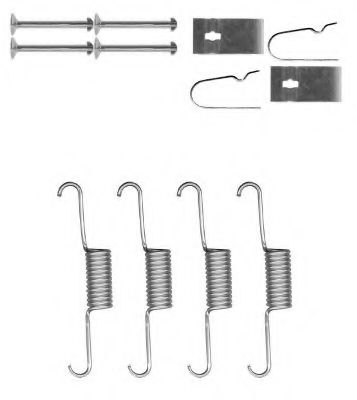 Комплектующие, стояночная тормозная система HELLA PAGID 8DZ 355 202-131