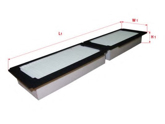 Фильтр, воздух во внутренном пространстве SAKURA  Automotive CA-22070