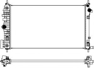 Радиатор, охлаждение двигателя ACDelco 21794