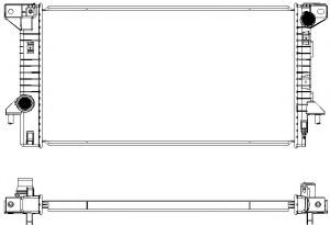 Радиатор, охлаждение двигателя SAKURA  Automotive 3161-8506