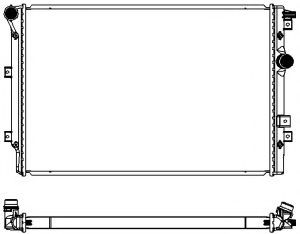 Радиатор, охлаждение двигателя SAKURA  Automotive 3471-8502