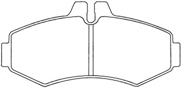 Комплект тормозных колодок, дисковый тормоз ASVA AKD-0332