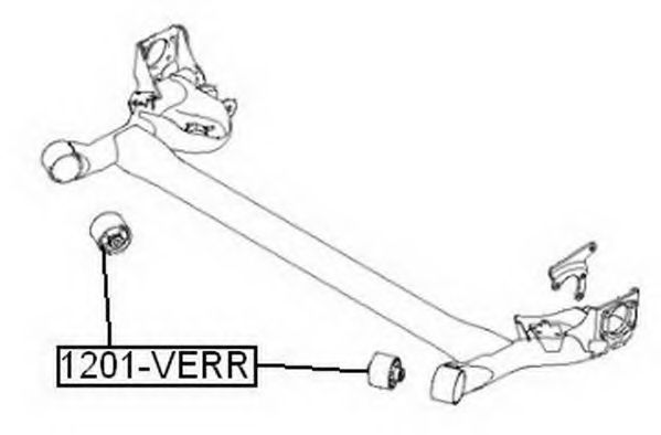 Подвеска, рычаг независимой подвески колеса ASVA 1201-VERR