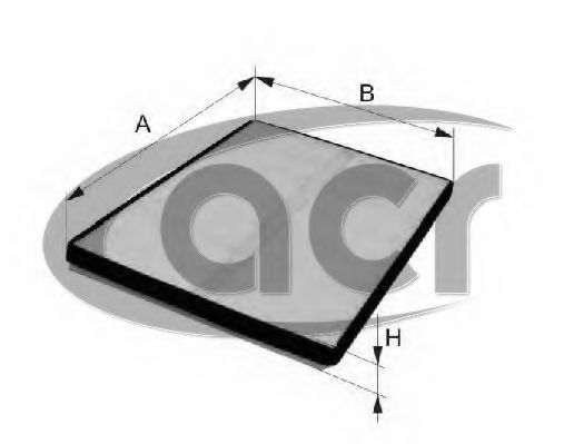 Фильтр, воздух во внутренном пространстве ACR 321434