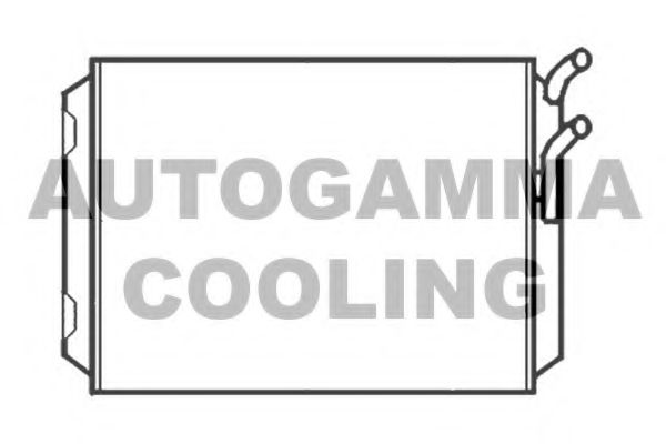 Теплообменник, отопление салона AUTOGAMMA 102483