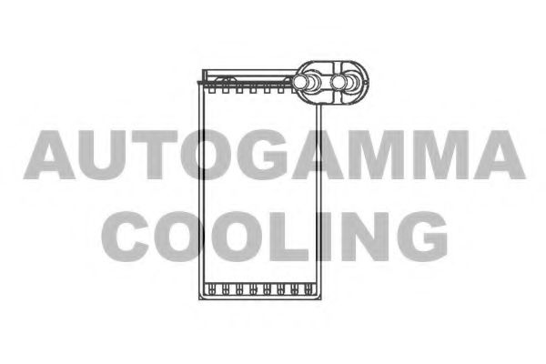 Теплообменник, отопление салона AUTOGAMMA 103329