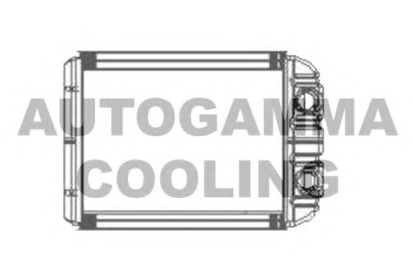 Теплообменник, отопление салона AUTOGAMMA 104237