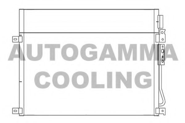 Конденсатор, кондиционер AUTOGAMMA 104906