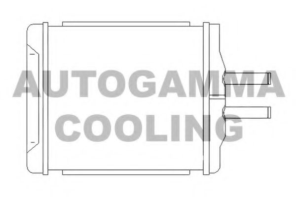 Теплообменник, отопление салона AUTOGAMMA 104937