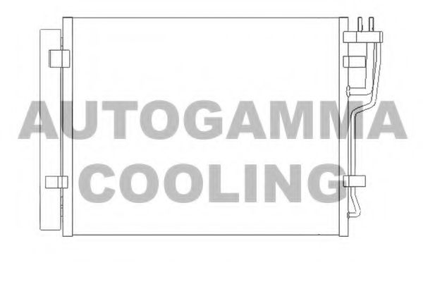 Конденсатор, кондиционер AUTOGAMMA 105075