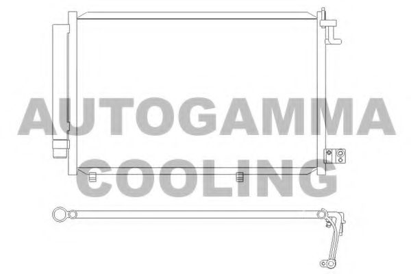 Конденсатор, кондиционер AUTOGAMMA 105523