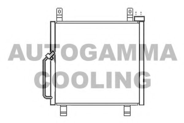 Конденсатор, кондиционер AUTOGAMMA 105551