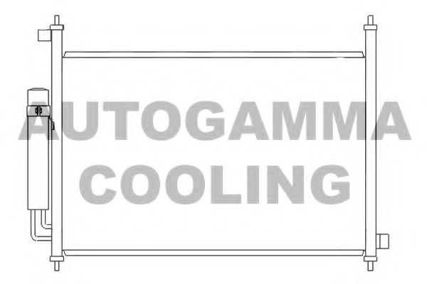 Конденсатор, кондиционер AUTOGAMMA 105709