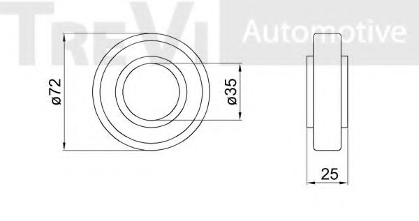 Комплект подшипника ступицы колеса RUVILLE 6035