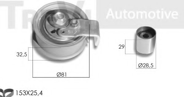 Комплект ремня ГРМ TREVI AUTOMOTIVE KD1058