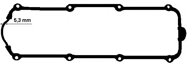 Прокладка, крышка головки цилиндра WILMINK GROUP WG1086332