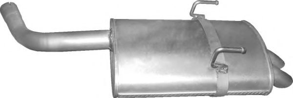 Глушитель выхлопных газов конечный POLMO 2242