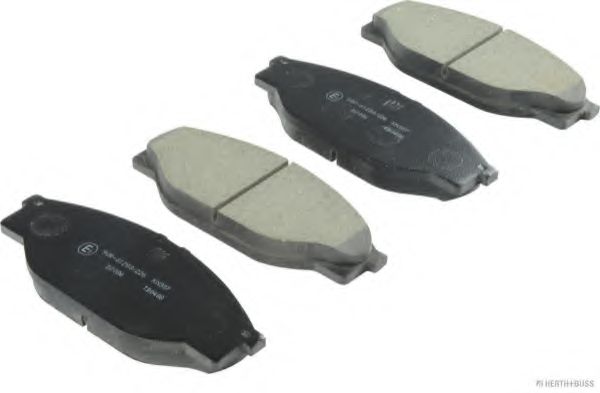 Комплект тормозных колодок, дисковый тормоз HERTH+BUSS JAKOPARTS J3602053