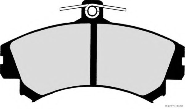 Комплект тормозных колодок, дисковый тормоз HERTH+BUSS JAKOPARTS 21920