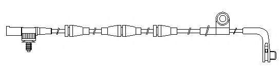 Сигнализатор, износ тормозных колодок FERODO FWI281