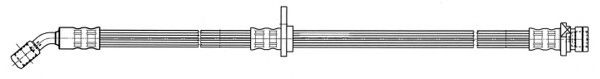 Тормозной шланг FERODO FHY3185