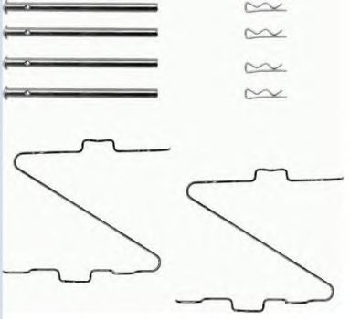 Комплектующие, колодки дискового тормоза BREMBO A 02 298