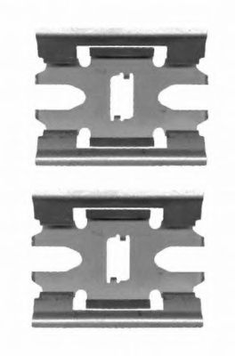 Комплектующие, колодки дискового тормоза MINTEX MBA1663