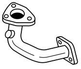 Труба выхлопного газа AKS DASIS SG34135