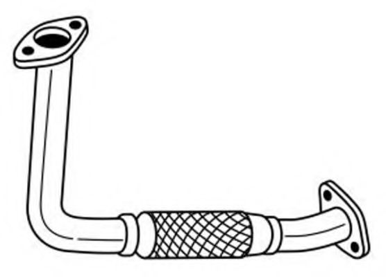 Труба выхлопного газа AKS DASIS SG74110