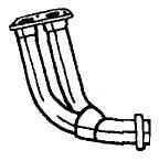 Труба выхлопного газа AKS DASIS SG25159