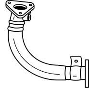 Труба выхлопного газа AKS DASIS SG74100