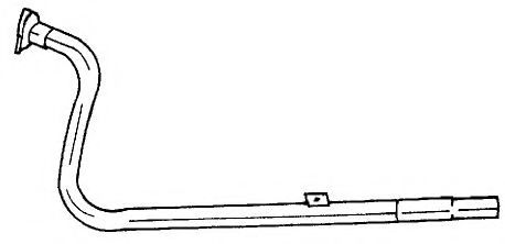 Труба выхлопного газа AKS DASIS SG50111