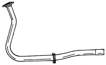 Труба выхлопного газа AKS DASIS SG45110