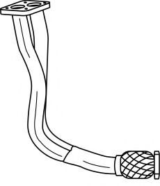 Труба выхлопного газа AKS DASIS SG13162