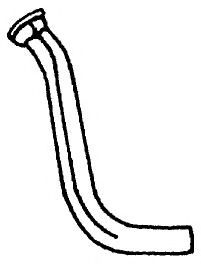 Труба выхлопного газа AKS DASIS SG11106