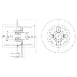 Тормозной диск DELPHI BG9029RSC