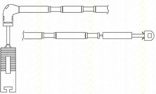 Сигнализатор, износ тормозных колодок TRISCAN 8115 11031