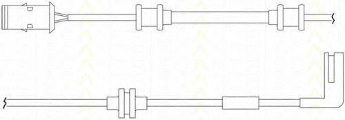 Сигнализатор, износ тормозных колодок TRISCAN 8115 24015