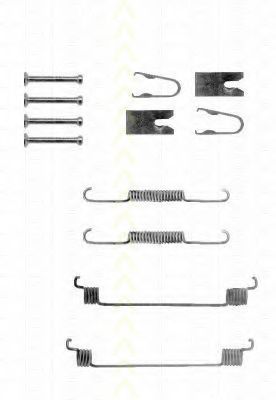 Комплектующие, тормозная колодка TRISCAN 8105 152557