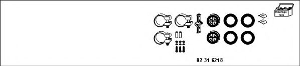 Система выпуска ОГ HJS MT-Fi20