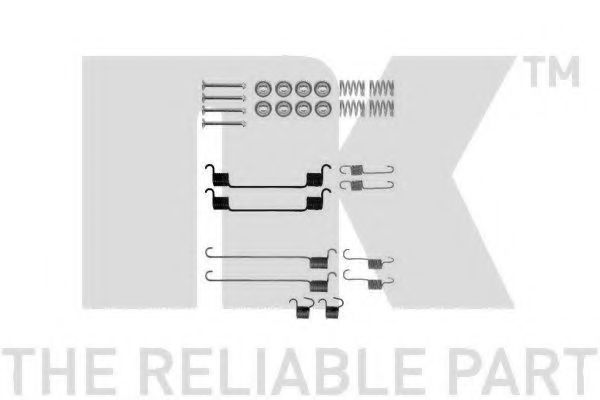 Комплектующие, тормозная колодка NK 7932802