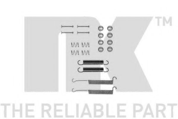 Комплектующие, тормозная колодка NK 7948503